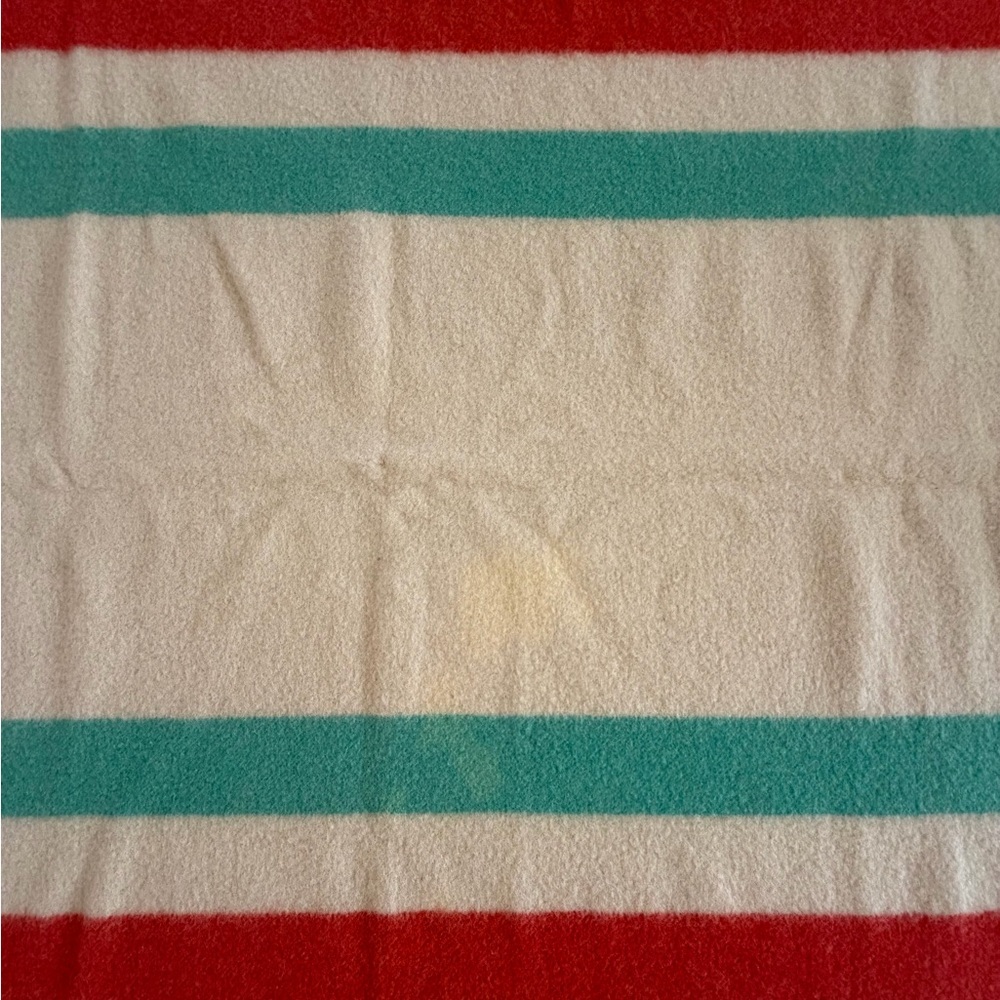 Vintage Striped Wool Blanket - Picture 6 of 7